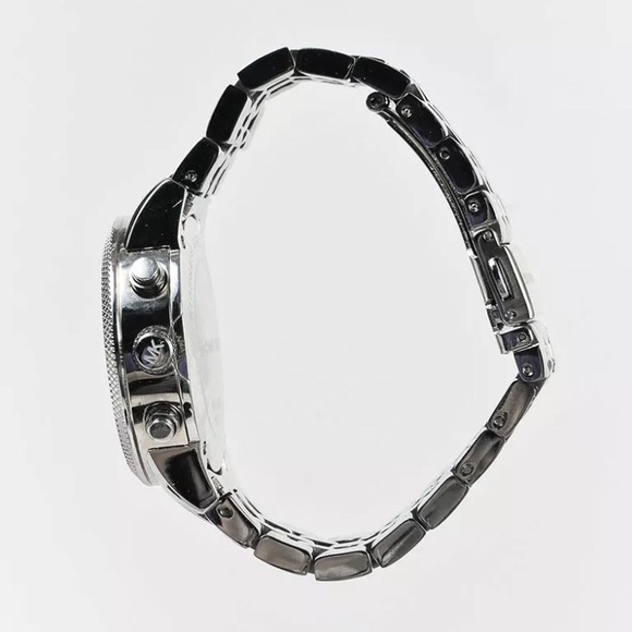 MICHAEL KORS SILVER MOTHER OF PEARL WATCH 5020 - Picture 4 of 8